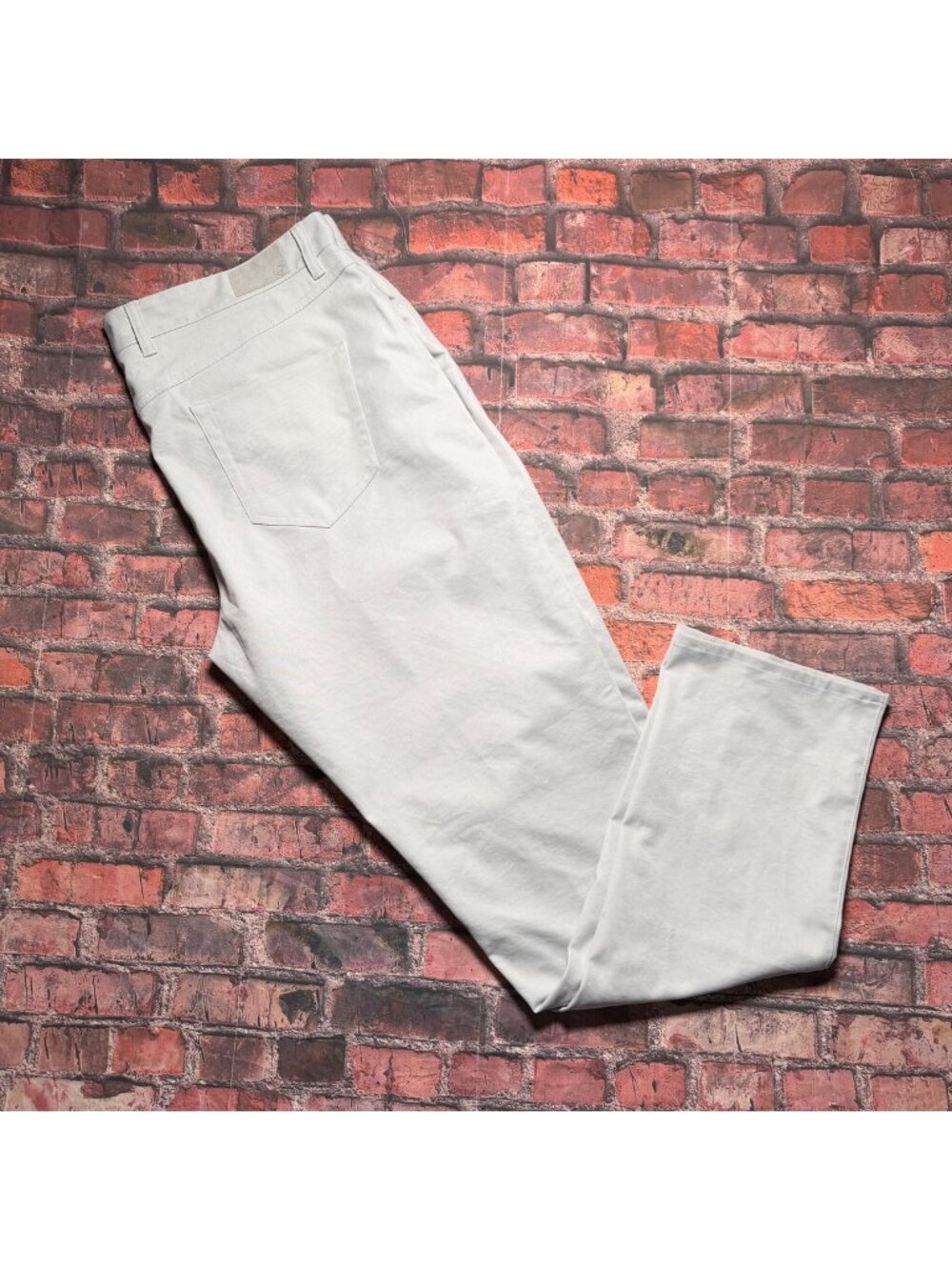 Peter Millar Pants Men's 38x32 Crown Sport 5 Pocket eb66 Performance Gale Grey